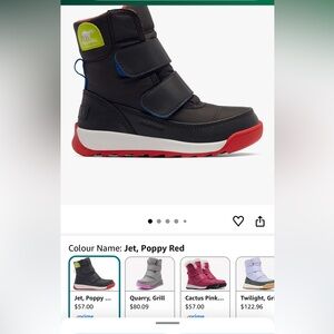 Sorel Toddler Whitney size 4 Boots